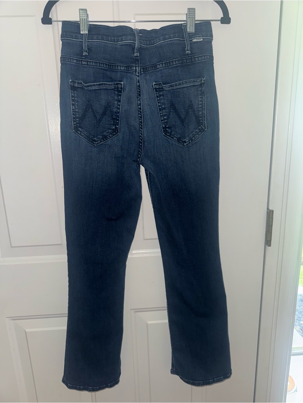 MOTHER The Hustler Ankle Flare Jeans Heirloom Blue Size 28 High Rise Stretch - Picture 6 of 9
